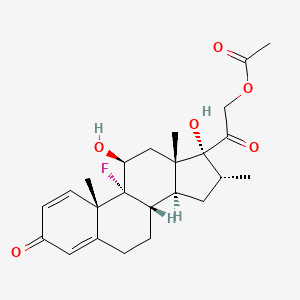 Molecular structure of Dexamethasone-17-acetate