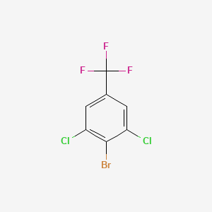 Molecular structure of 4-Bromo-3,5-dichlorobenzotrifluoride