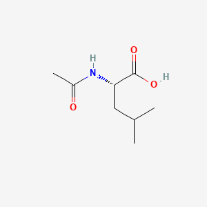 Molecular structure of N-Acetyl-L-leucine