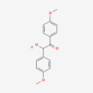 Molecular structure of 4,4′-Dimethoxybenzoin