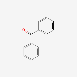 Molecular structure of Benzophenone