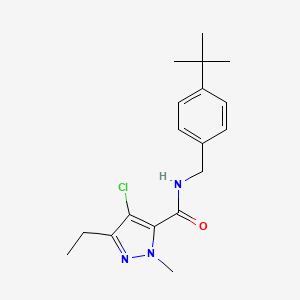 Molecular structure of Tebufenpyrad