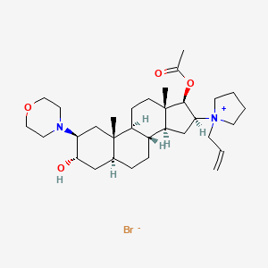 Molecular structure of Rocuronium bromide