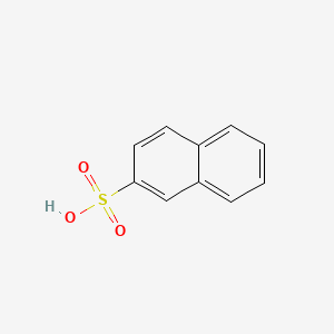 Molecular structure of Naphthalene-2-sulfonic acid