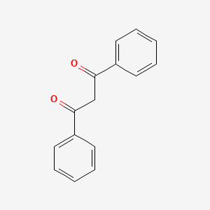 Molecular structure of Dibenzoylmethane