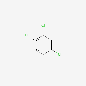 Molecular structure of 1,2,4-Trichlorobenzene