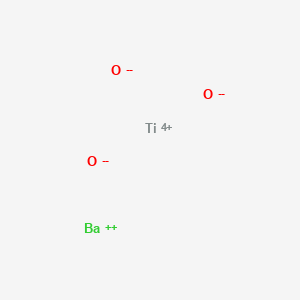 Molecular structure of Barium titanate