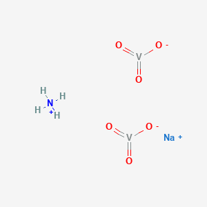 Molecular structure of Sodium ammonium decavanadate