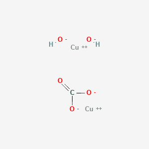 Molecular structure of Cupric carbonate basic