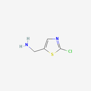 Molecular structure of 2-chloro-5-aminomethylthiazole