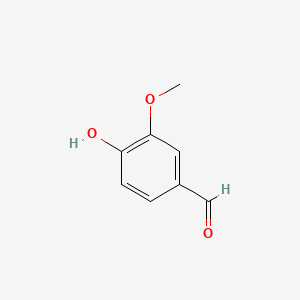 Molecular structure of Vanillin