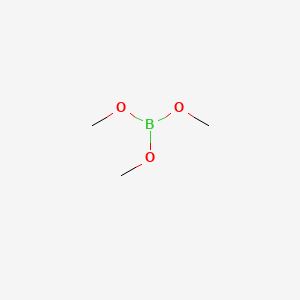Molecular structure of Trimethyl borate