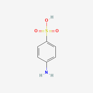 Molecular structure of Sulfanilic acid