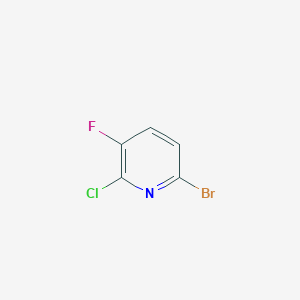 Molecular structure of 6-BroMo-2-chloro-3-fluoropyridine
