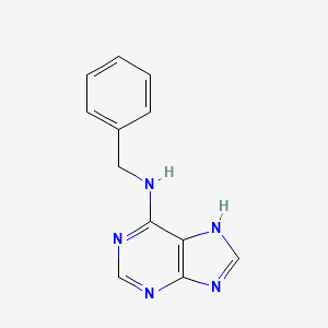Molecular structure of Benzyladenine