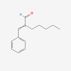 Molecular structure of alpha-Amylcinnamaldehyde
