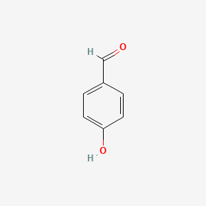 Molecular structure of p-Hydroxybenzaldehyde