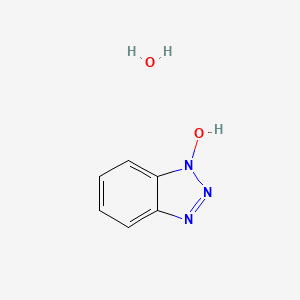 Molecular structure of 1-Hydroxybenzotriazole hydrate