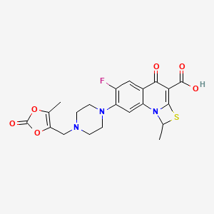 Molecular structure of Prulifloxacin