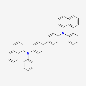 Molecular structure of N,N-Bis(1-naphthalenyl)-N,N-bisphenyl-(1,1-biphenyl)-4,4-diamine