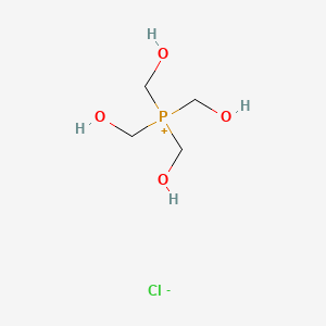 Molecular structure of Tetrakis(hydroxymethyl)phosphonium chloride