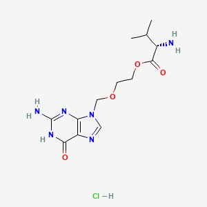 Molecular structure of Valacyclovir hydrochloride