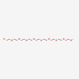 Molecular structure of m-PEG9-bromide