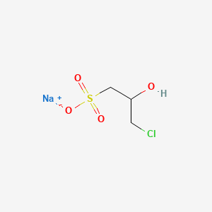 Molecular structure of Sodium 3-chloro-2-hydroxypropanesulfonate