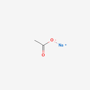 Molecular structure of Sodium acetate