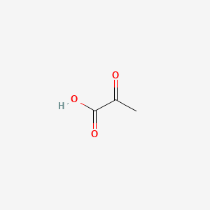 Molecular structure of Pyruvic acid