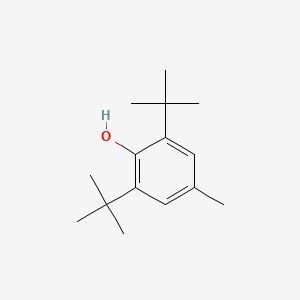 Molecular structure of Butylated Hydroxytoluene