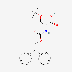 Molecular structure of Fmoc-D-Ser(tBu)-OH