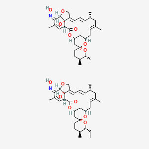 Molecular structure of Milbemycin oxime