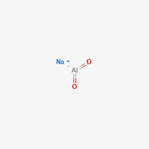 Molecular structure of Sodium aluminate