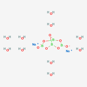Molecular structure of Sodium tetraborate decahydrate