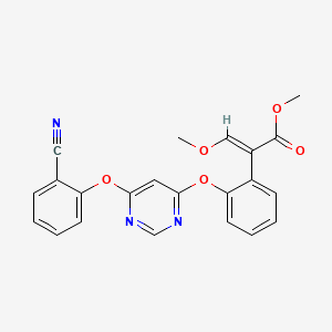 Molecular structure of Azoxystrobin