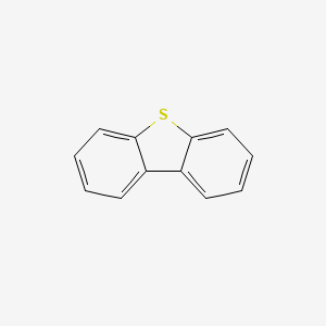Molecular structure of Dibenzothiophene