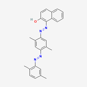 Molecular structure of Solvent Red 27