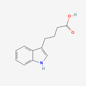 Molecular structure of 3-Indolebutyric acid