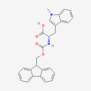 Molecular structure of FMOC-TRP(ME)-OH