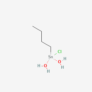 Molecular structure of Butylchlorodihydroxytin