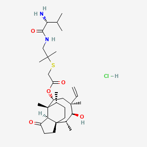 Molecular structure of Valnemulin hydrochloride