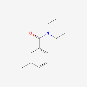 Molecular structure of N,N-Diethyl-3-methylbenzamide