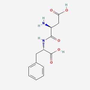 Molecular structure of L-Aspartyl-L-phenylalanine