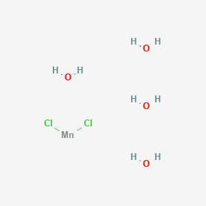 Molecular structure of Manganese chloride tetrahydrate