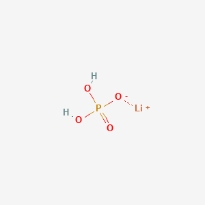 Molecular structure of Lithium dihydrogen phosphate