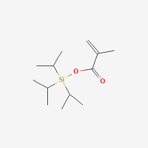 Molecular structure of triisopropylsilyl Methacrylate