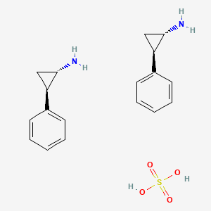 Molecular structure of Tranylcypromine Sulfate