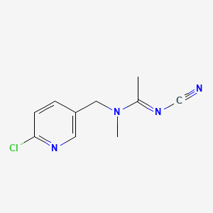 Molecular structure of Acetamiprid