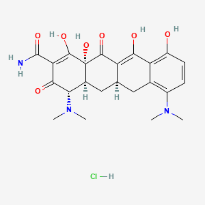 Molecular structure of Minocycline hydrochloride